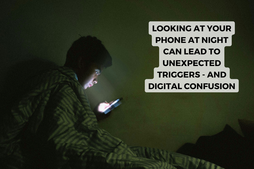 digital confusion at night